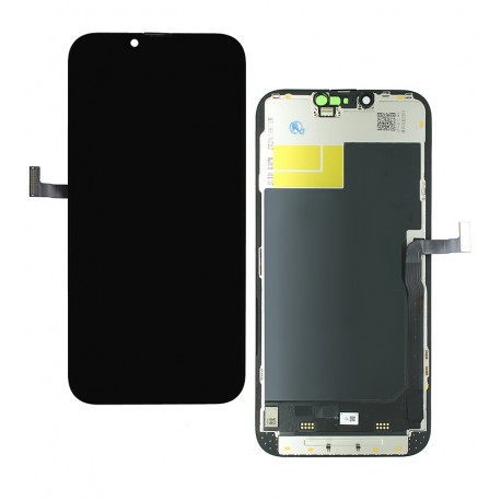 Дисплей для Apple iPhone 13 Pro Max, чёрный, с рамкой, High Quality, 120Hz JCID-OLED (без ошибки)