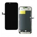 Дисплей для Apple iPhone 13 Pro Max, чёрный, с рамкой, High Quality, 120Hz JCID-OLED (без ошибки)