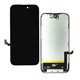 Дисплей для Apple iPhone 15, чёрный, с рамкой, High Quality, DD-OLED (без ошибки)