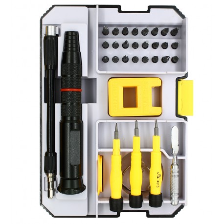 Набор инструментов Aida N0.8150 (ручка, 24 биты, удлинитель, отвёртки +1.5, *0.8, Y0.6, 3 оупентула, магнитайзер)