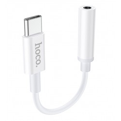 Адаптер переходник Hoco LS30, Type-C to Jack 3.5, белый
