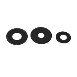 Скло камери для Xiaomi Redmi Note 14 5G, чорний, комплект 3 шт.