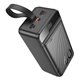Power bank Hoco J123C, 60000мАч |3USB/Type-C/Lightning, QC/PD, 22.5W/2.4A|, черный
