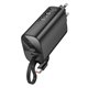 Power bank Hoco J148 Handy PD с кабелем и сетевой зарядкой, 5000mAh, 1Type-C, 20Вт/3А, черный