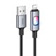 Кабель Lightning - USB Hoco U144, 2.4 А, 1 м, чорний