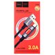 Кабель Type-C - USB Hoco U144 New PD, 3 А, 1.2 м, чорний