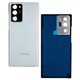 Задняя панель корпуса для Samsung N985F Galaxy Note 20 Ultra, белый, со стеклом камеры