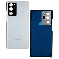 Задняя панель корпуса для Samsung N985F Galaxy Note 20 Ultra, белый, со стеклом камеры