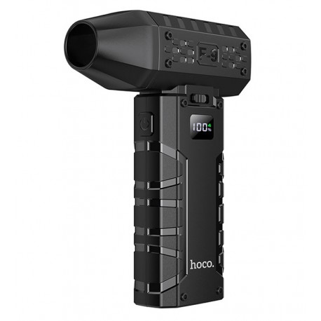 Ручний бездротовий турбовентилятор Hoco HX67, чорний