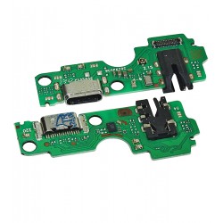 Шлейф для Tecno Spark 20C (KG7n), коннектора зарядки, с компонентами, High Quality, плата зарядки