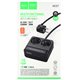 Мережевий подовжувач Hoco Descanso AC27, 2 розетки + USB + 2×Type-C, 30 Вт, 2 м (чорний)