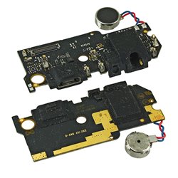 Шлейф для Meizu M6s мікрофона + конектора зарядки, плата зарядки, Original (PRC)