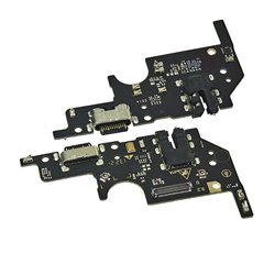 Шлейф для ZTE Blade A72, конектора зарядки, з компонентами, High Quality, плата зарядки