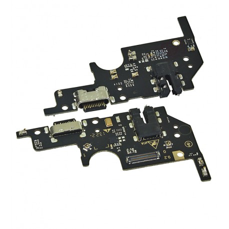 Шлейф для ZTE Blade A72, коннектора зарядки, с компонентами, High Quality, плата зарядки