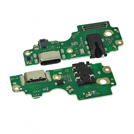 Шлейф для Tecno Spark 30 Pro (KL7); Infinix Hot 50 Pro (X6881), конектора зарядки, з компонентами, High Quality, плата зарядки