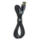Кабель Lightning - USB Hoco X112 Favor з дисплеєм, 1 м, 2.4 А, чорний
