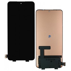 Дисплей для Xiaomi 12T, 12T Pro, черный, без рамки, оригинал (переклеенное стекло), 22071212AG, 22081212UG, 22081212G