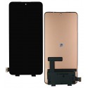Дисплей для Xiaomi 12T, 12T Pro, чорний, без рамки, оригінал (переклеєне скло), 22071212AG, 22081212UG, 22081212G