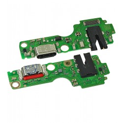 Шлейф для Tecno Spark 30C (KL5n), коннектора зарядки, с компонентами, High Quality, плата зарядки