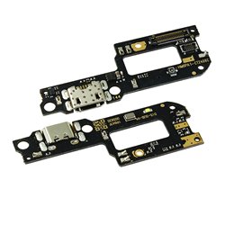 Шлейф для Xiaomi Mi A2 Lite / Redmi 6 Pro конектора зарядки + мікрофона, High Quality, плата зарядки, M1805D1SG