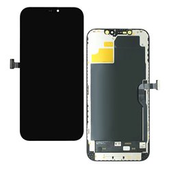 Дисплей для Apple iPhone 12 Pro Max, чёрный, с рамкой, High Quality, DD-OLED (без ошибки)