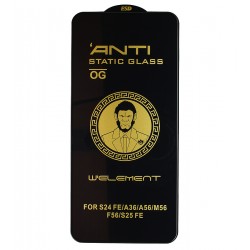 Захисне скло для Samsung A366/A566 Galaxy A36/A56 3D Full Glue, чорне