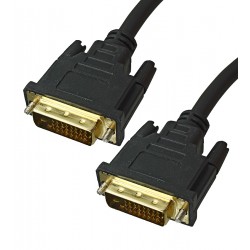 Мультимедийный кабель DVI to DVI 2.0V OD8.0 2k x 4k 2160p x 3840p, 3 м, черный