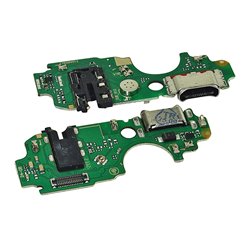 Шлейф для ZTE Blade A34, Blade A54, коннектора зарядки, с компонентами, High Quality, плата зарядки