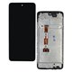 Дисплей для Oppo A40, чорний, з рамкою, High Quality
