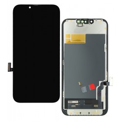 Дисплей для Apple iPhone 13 чорний з рамкою, High Copy, без мікросхеми (OLED), DD-OLED