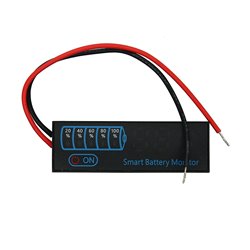 Индикатор уровня заряда батареи 18650 Li-ion, 3S-14S, 12-48V, белый