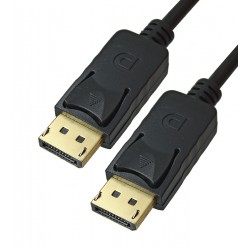 Мультимедийный кабель DisplayPort to DisplayPort, 1.8 м, черный