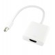 Адаптер перехідник mini DisplayPort to HDMI, 0.25mm, білий