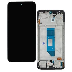 Дисплей для Xiaomi Redmi Note 14 4G, черный, с рамкой, оригинал (PRC), 161.5 мм, 24117RN76E