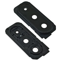 Стекло камеры для Samsung A266 Galaxy A26, черное, с рамкой