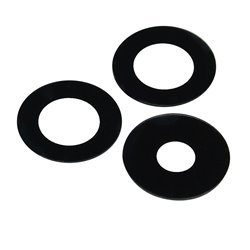 Стекло камеры для Samsung A165 Galaxy A16, черное, без рамки