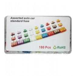 Набор предохранителей 3-35A 180шт (medium, mini, super-mini)