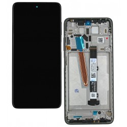 Дисплей для Xiaomi Poco X3 NFC, Poco X3 Pro, чорний, з рамкою, China quality