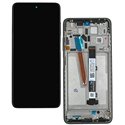 Дисплей для Xiaomi Poco X3 NFC, Poco X3 Pro, чорний, з рамкою, China quality
