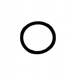 Резинка під кільце основної камери для Apple iPhone X-16 Pro Max, iPhone 11, iPhone 11 Pro, iPhone 11 Pro Max, iPhone 12, iPhone 12 Pro, iPhone 12 Pro Max, iPhone 13, 100 шт., чорна