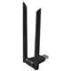 Wi-Fi адаптер W136 300Mbps, з двома антенами, чорний