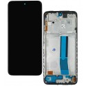 Дисплей для Xiaomi Redmi Note 11, Redmi Note 12S, чорний, з рамкою, оригінал (PRC)