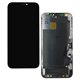 Дисплей для Apple iPhone 12, iPhone 12 Pro, чёрный, с рамкой, High Quality, без ошибки, (OLED) JCID Diagnosable