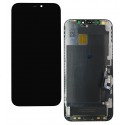 Дисплей для Apple iPhone 12, iPhone 12 Pro, чёрный, с рамкой, High Quality, без ошибки, (OLED) JCID Diagnosable