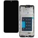 Дисплей для Samsung A175 Galaxy A17 4G, чорний, з рамкою, China Quality, (TFT)