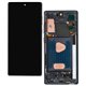 Дисплей для Samsung N980F Galaxy Note 20, N981 Galaxy Note 20 5G, чорний, з сенсорним екраном, з рамкою, China Quality (TFT)