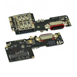 Шлейф для Xiaomi Redmi Note 14 Pro 5G, коннектора зарядки, с компонентами, High Quality, плата зарядки
