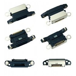 Конектор зарядки для Apple iPhone 13, iPhone 13 mini, iPhone 13 Pro, iPhone 13 Pro Max, чорний, Lightning для Apple