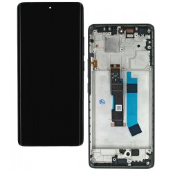 Дисплей для Xiaomi Redmi Note 14 Pro (4G), чорний, з рамкою, High Quality (OLED)