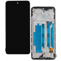 Дисплей для Xiaomi Redmi Note 11 Pro, Redmi Note 11 Pro 5G, черный, с рамкой, China Quality (TFT)